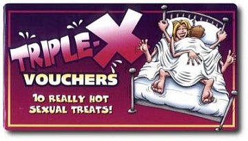 XXX Vouchers Coupon Book