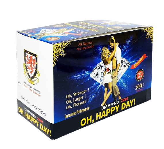 Oh Happy Day Diamond 25000 Pill Men Libido Enhancer 1 Capsule