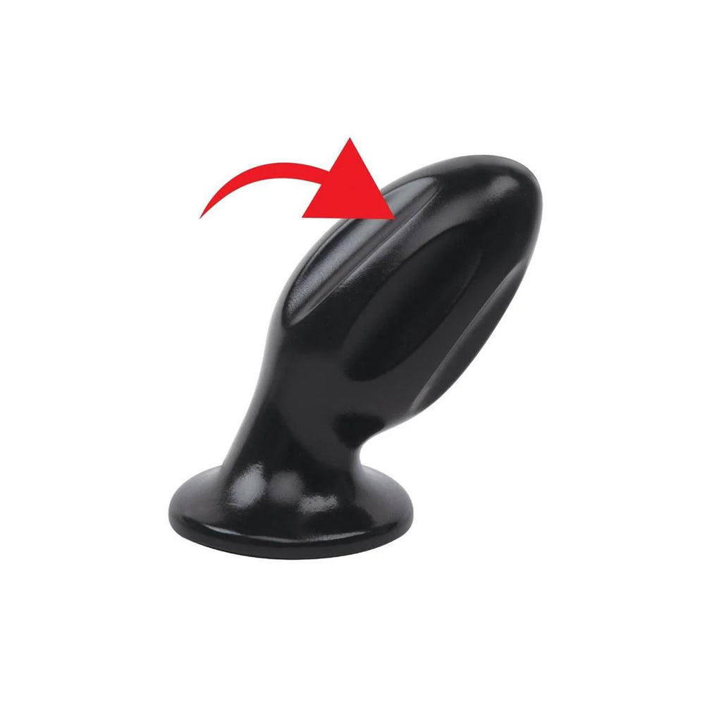 5 Inch Grooved Butt Plug