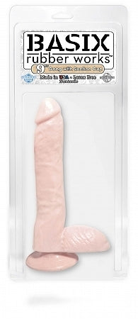 Basix 9 inches Beige Dong With Suction Cup
