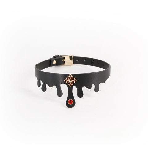Hustler's Taboo Elvira Collar Black