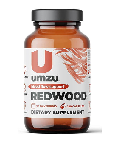 Umzu Redwood Blood Flow Support Nitric Oxide Booster 180 Capsules