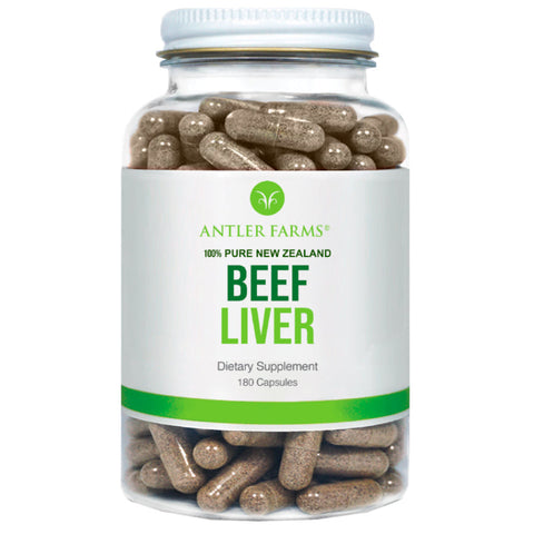 Antler Farms Pure New Zealand Beef Liver 180 Capsules