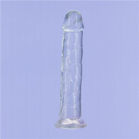 Addiction Crystal 9 Vertical Dong Clear Tpe W/ Bullet "