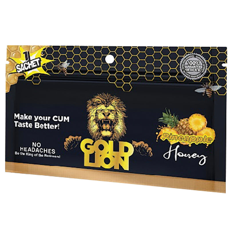 Gold Lion Pineapple Honey Single Pack Popular Sex Toys Store in the USA Gold Lion Pineapple Honey Single Pack Popular Sex Toys Store in the USA