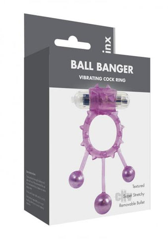 Me You Us Ball Banger Cock Ring Purple