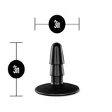 Lock On Adapter with Suction Cup Black