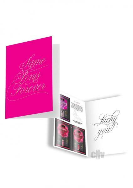 Naughty Notes Greeting Card Same Penis