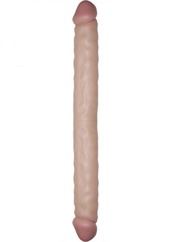Real Skin All American Whoppers Double Dong 18 Inch - Beige