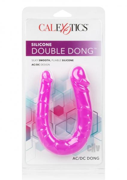 Silicone Double Dong AC/DC Dong Pink