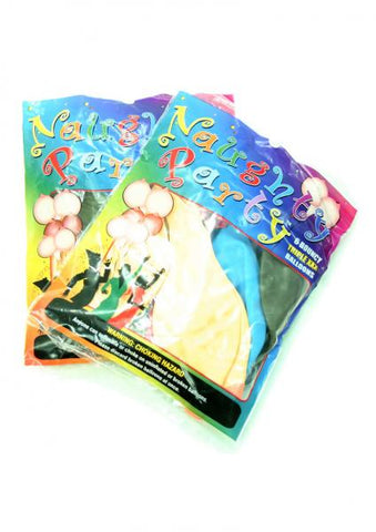 NAUGHTY PARTY BALLOONS BOOBIES 6 PK
