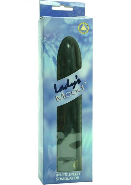 Lady's Mood 7 Inches Plastic Vibrator Black
