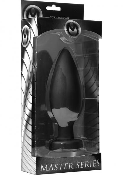 Colossus XXL Silicone Anal Suction Cup Plug Black