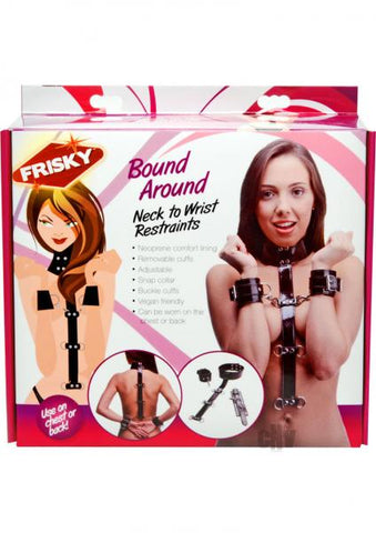Bound Around Neck To Wrist Restraints