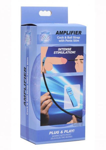 Amplifier Cock And Ball Strap With Penis Estim