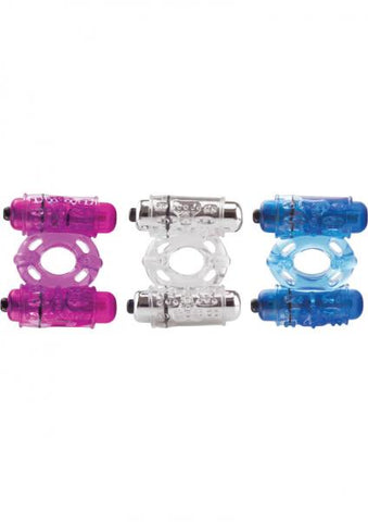 O Wow Double Wammy Cock Ring 6 Per Box