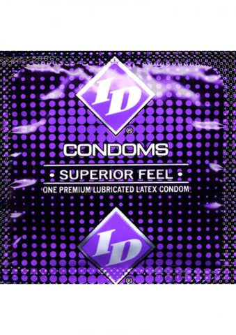 ID Superior Feel Condom 3 Pack Latex Condoms