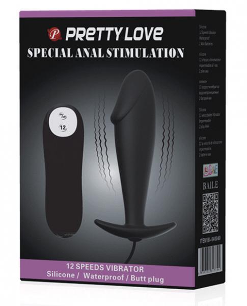 Pretty Love Vibrating Special Stimulation Butt Plug