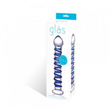 Glas Blue Spiral Glass Wand