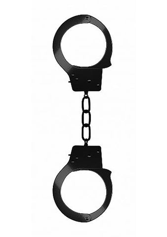 Ouch Beginners Handcuffs Metal Black