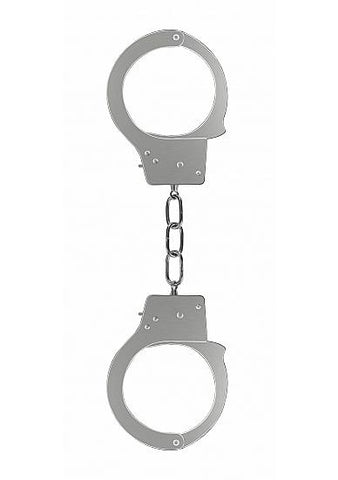 Ouch Beginners Handcuffs Metal Silver