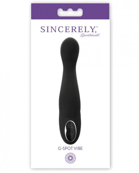 Sincerely G-Spot Vibe Black