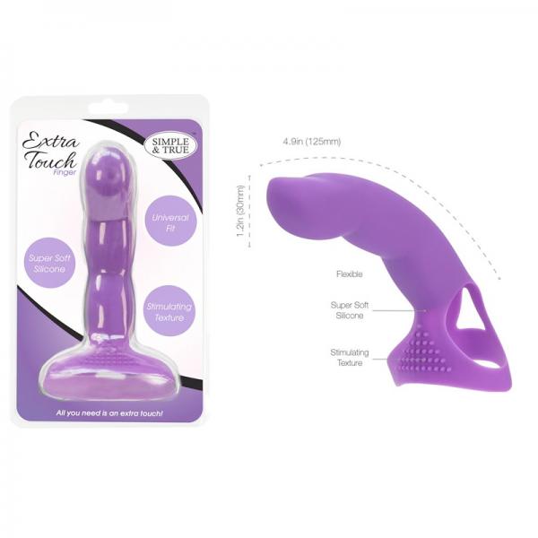 Extra Touch Finger Dong Purple