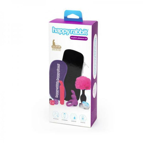 Happy Rabbit Couples Pleasure Kit 7pc Black