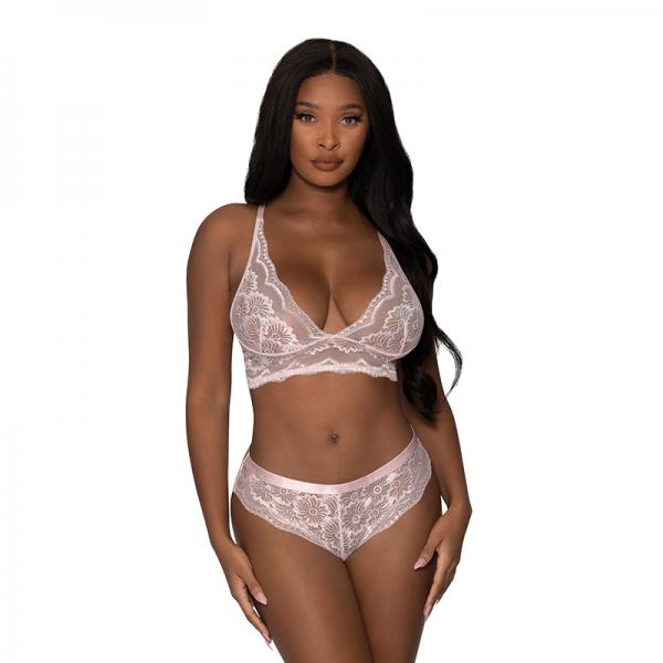 Seabreeze Strappy Back Cami & Short Set Blush S/m