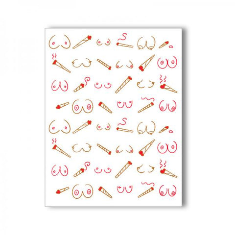 Boobies & Doobies Naughty Kard