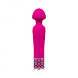 Royal Gems Scepter Silicone Rechargeable Vibrator Pink
