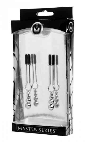 Adorn Triple Bead Nipple Clamps Set