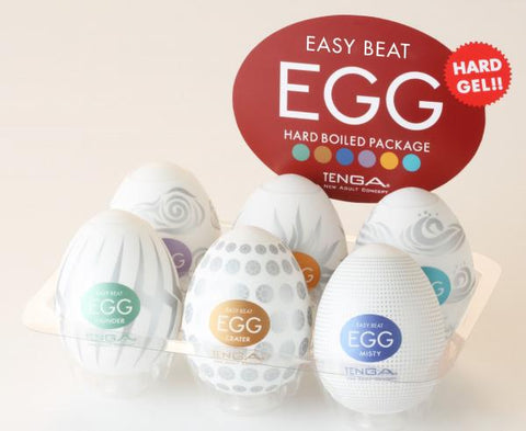 Tenga Egg Variety Pack Hard Boiled Strokers 6 Pack