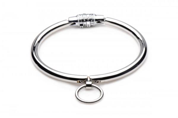 Stainless Steel Combination Lock Slave Collar