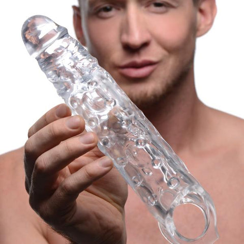 Size Matters 3in Clear Penis Extender Sleeve