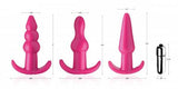 Frisky Thrill Trio Anal Plug Set Pink