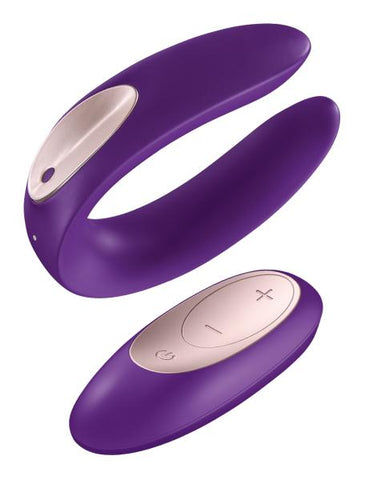 Partner Plus with Remote Purple Vibrator