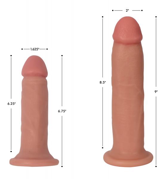 Jock Bareskin 8in Vanilla Dildo