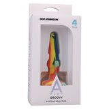 A-Play Groovy Silicone Anal Plug-Sunrise 4 Inch