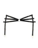 Adore Femme Fatale Waist Harness W/detachable Garters Black O/s