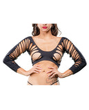 Beverly Hills Naughty Girl Crotchless Side Straps Leggings Black O/s