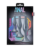 Blush Anal Adventures Matrix Genesis Plug Kit - Silver