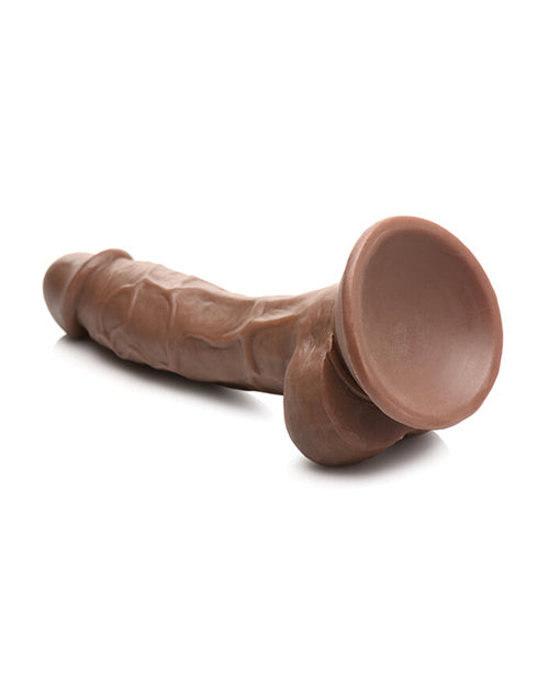 Curve Toys Fantasy Jock Weightlifting Wesley 7 Inch Dildo W/balls - Dark