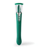 Succion Sucking G-Spot Vibrator - 3 Function Green