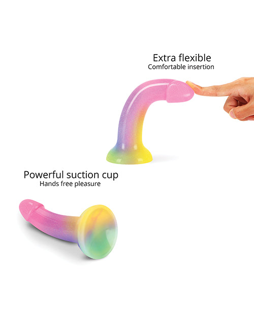 Love To Love Silicone Dildolls Stargazer - Gradiant Rainbow W/glitter