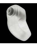Oxballs Glowdick Cockring W/led - Clear Ice