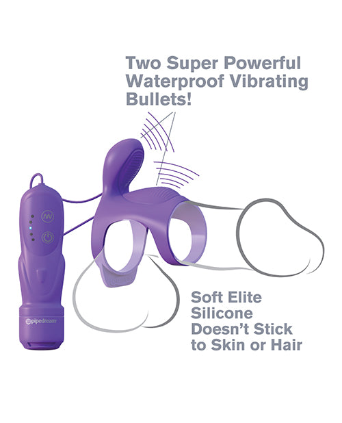 Fantasy C-Ringz Ultimate Couples Cage Purple