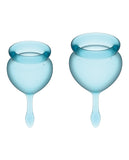 Satisfyer Feel Good Menstrual Cup - Light Blue