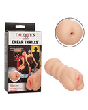 Cheap Thrills The Three-Way Dual Ended Masturbator - Ivory