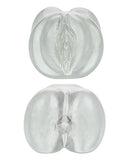 Stroke It Tight Pussy & Ass Masturbator - Clear